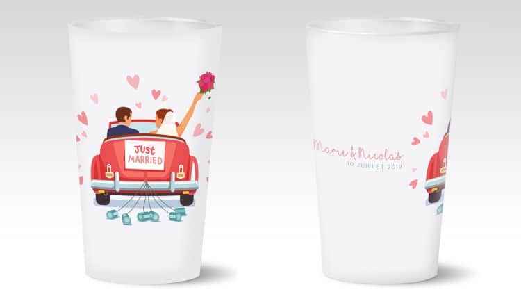gobelets personnalises mariage