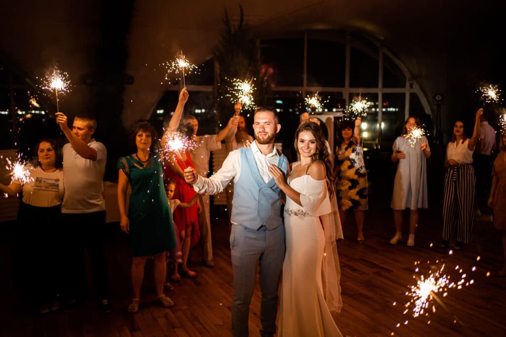 feux artifice mariage