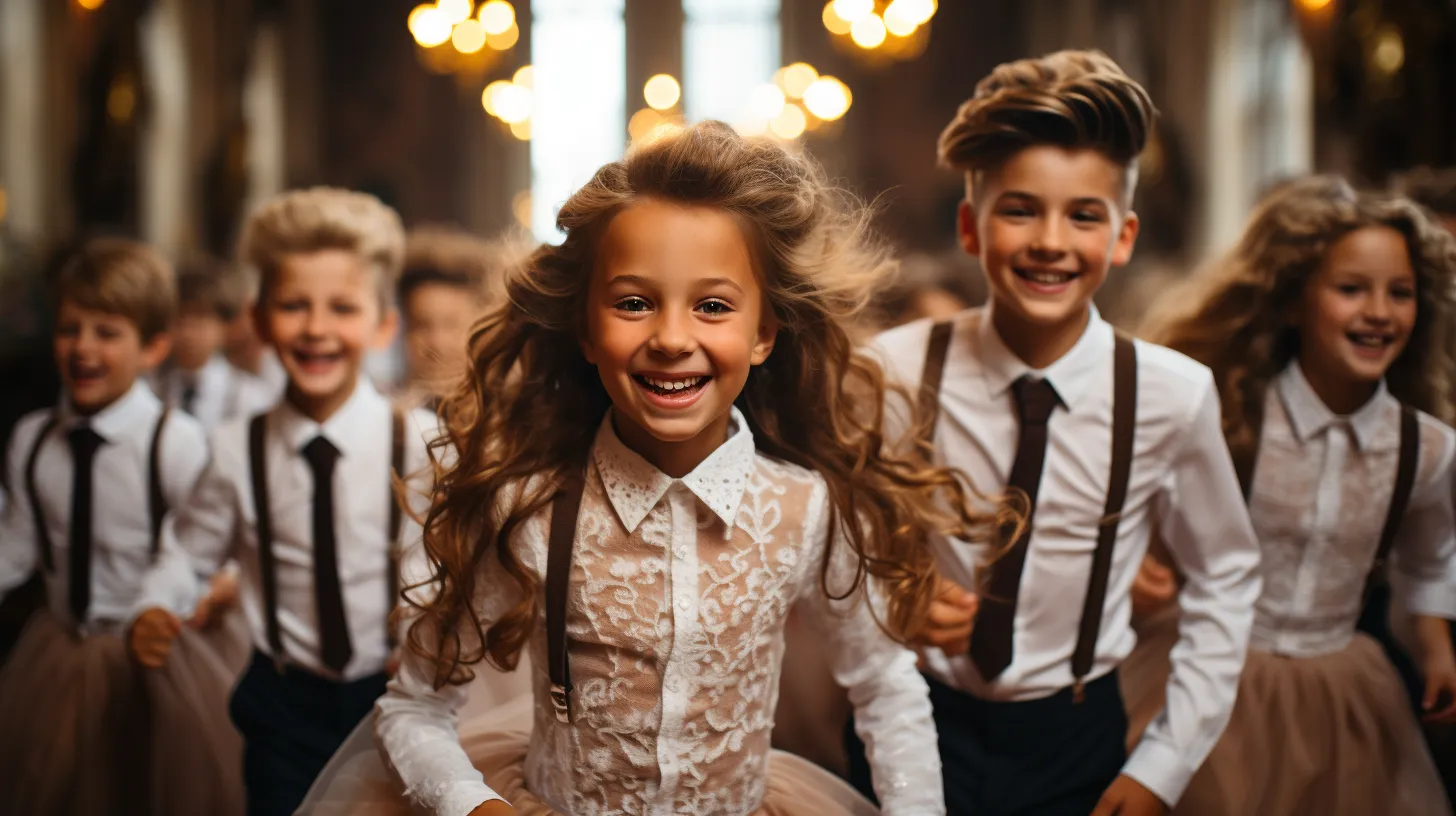 Danse mariage enfants d'honneur : alt image.