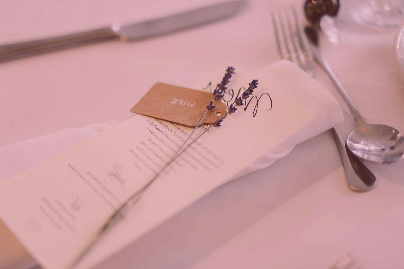 Menu mariage pour tous les régimes.