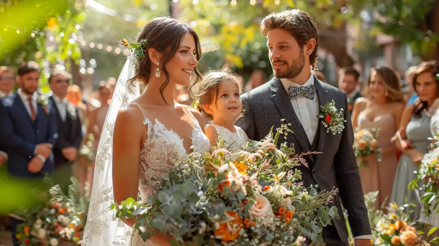 Intégrer enfants dans mariage : témoignages, idées, image.