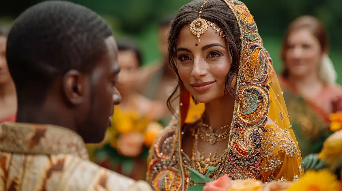 Mariages multiculturels: témoignages et traditions.