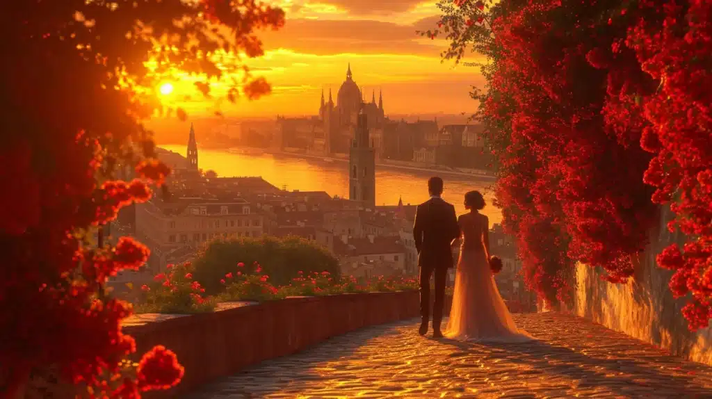 Villes splendides pour union parfaite.