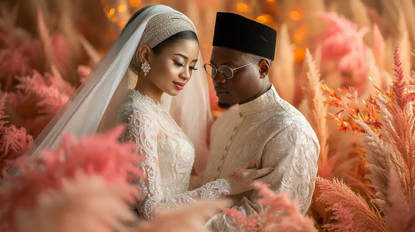Mariage mixte : fusion de styles et traditions.