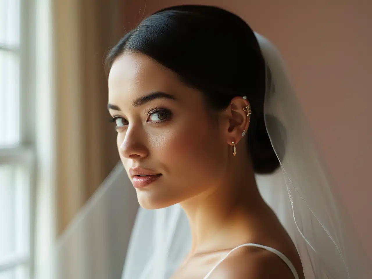 Photo helix-piercing-rebelle-mariage