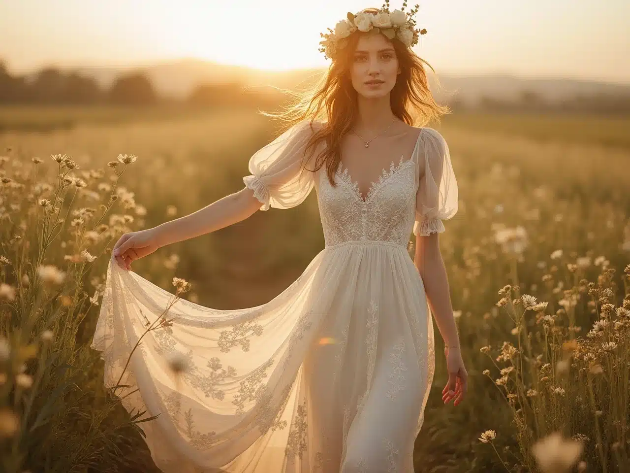 Photo robe-boheme-mariage-guide