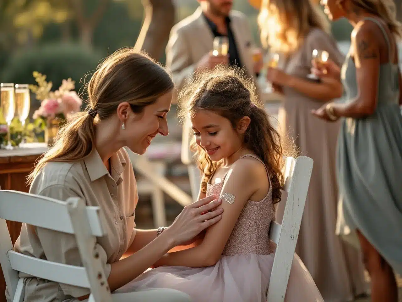 Photo tatouage-enfant-animation-mariage-tendance